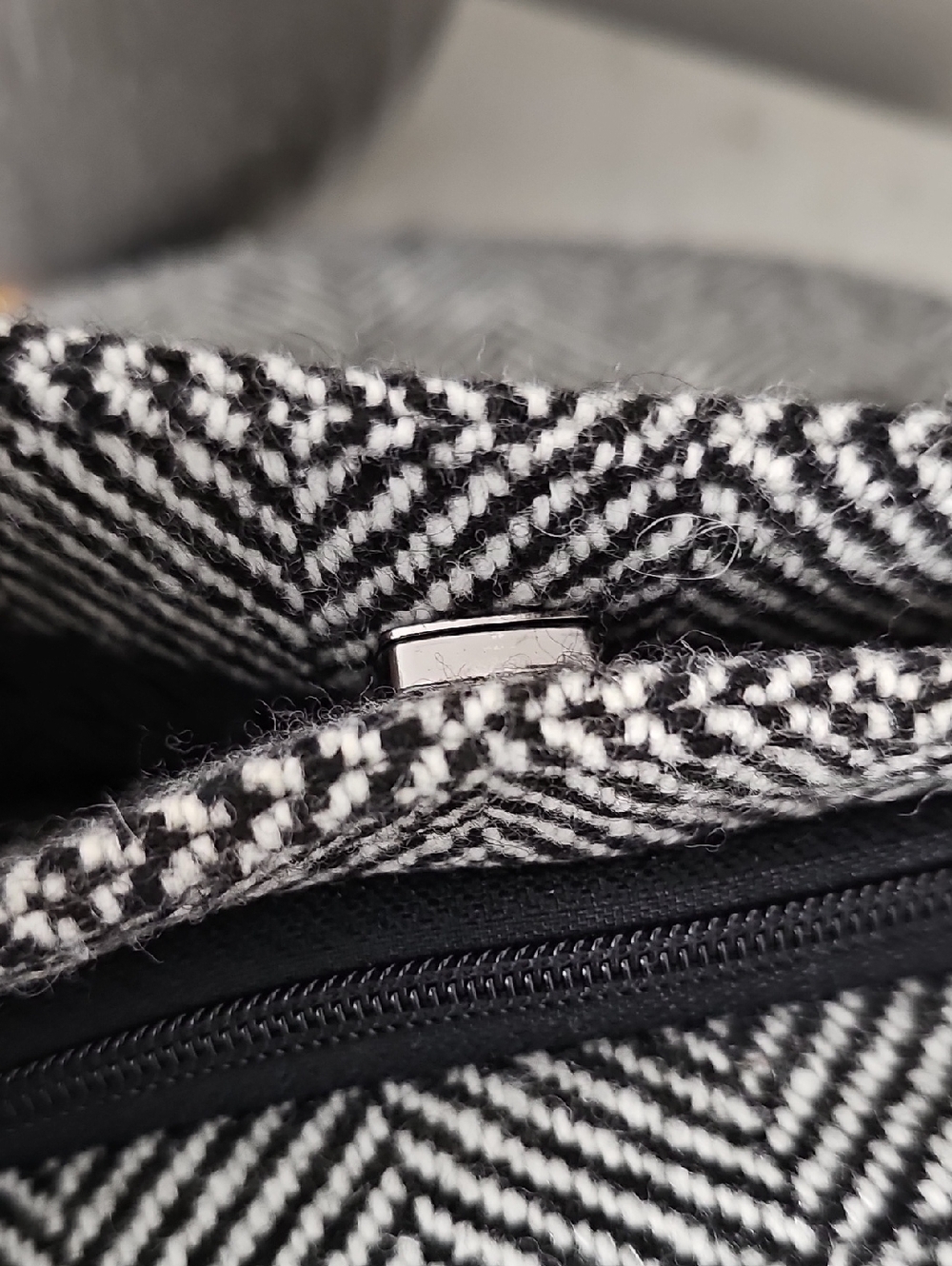 Furla Herringbone Tweed 2-way Tote Bag - Picture 8 of 16